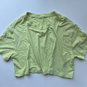 Lulu Lemon Lime Green Women's Crop Top